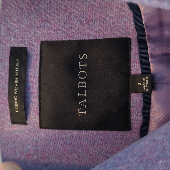 Talbots Albury Wool Ruffle Coat - Picture 5 of 7